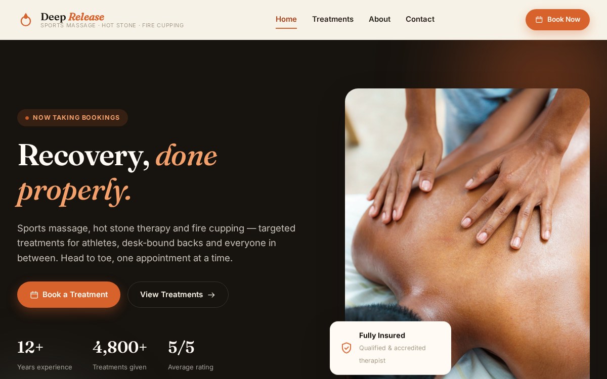 Preview: Deep Release Massage